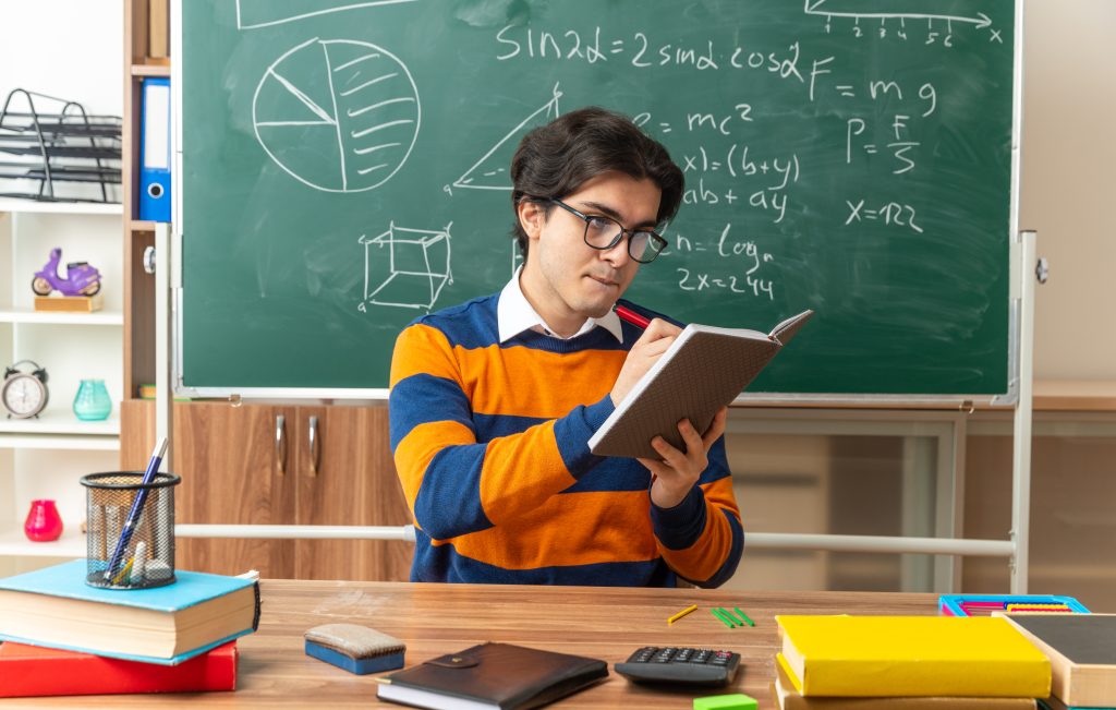 student is learning in a JC math tuition