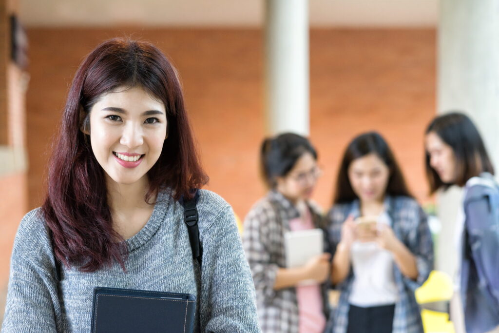 Happy teen excited to take math tuition in Singapore